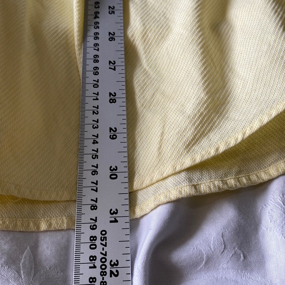 Daniel Hechter Paris Men's Yellow Button Up Long Sleeve Dress Shirt Size Large - Picture 9 of 12